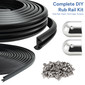 Boat Rub Rail Replacement Kit 60' SuproFlex Semi-Rigid Vinyl 1 5/8" x 7/8"