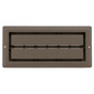 RV Floor Register 4" x 10" Brown Vent
