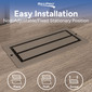 RV Floor Register 4" x 10" Brown Vent