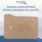 RV Kitchen Sink Cover Wooden 15 ¾" x 22 ¼" 