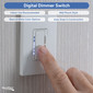 RV 12V Digital Dimmer Switch