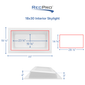 RV 18" x 30" Rectangular Interior Skylight