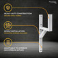 Ladder Rack for Enclosed Trailer Side Mount