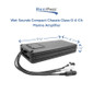 Wet Sounds Marine Amplifier Compact Chassis Class-D 4-Channel