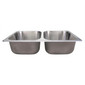 Double Stainless Steel RV Sink 27" x 16" x 7"