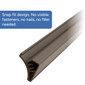 RV Crown Molding 86" Maple Cap and Base Snap Together W/ LED Duct