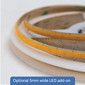 RV Crown Molding 86" Mocha Cap and Base Snap Together W/ LED Duct