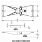 Marine Table Support Bracket 2-Stage