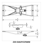 Marine Table Support Bracket 2-Stage