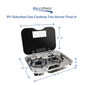 RV Suburban Two Burner Gas Cooktop
