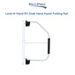 Lend-A-Hand RV Grab Hand Assist Folding Rail