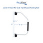 Lend-A-Hand RV Grab Hand Assist Folding Rail