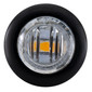 3/4" Clear/Amber LED Clearance Marker Bullet Lights (5, 10, and 20 Packs)