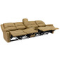 RecPro Charles 114" Quad Wall Hugger RV Recliner Sofa with Center Console