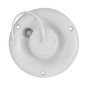 White RV Round Fresh Water Gravity Fill Hatch