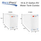 16 & 21 Gallon RV Water Tank Combo BPA Free