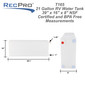 21 & 30 Gallon RV Water Tank Combo BPA Free