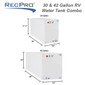 30 & 42 Gallon RV Water Tank Combo BPA Free