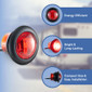3/4" Red/Red LED Clearance Marker Bullet Lights (5, 10, and 20 Packs)
