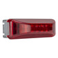 4" x 1" Rectangle RV LED Marker Light Red/Red