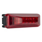 4" x 1" Rectangle RV LED Marker Light Red/Red