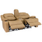 RecPro Charles 67" Powered Double RV Wall Hugger Recliner Sofa RV Loveseat