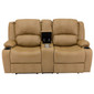 RecPro Charles 67" Powered Double RV Wall Hugger Recliner Sofa RV Loveseat