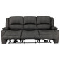 RecPro Charles 80" Powered Triple RV Wall Hugger Recliner Sofa RV Loveseat