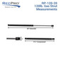 Gas Strut 20" and 120lb, For RV, Automotive, and Agricultural Uses (2 Or 4 Pack)