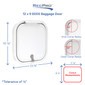 RV Baggage Door and Compartment Storage 12"w x 9"H
