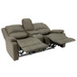 RecPro Charles 70" Double RV Wall Hugger Recliner Sofa with Console