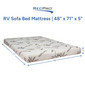 RV Sofa Bed Mattress - 48" x 71" x 5" - Fits: HAB-60/HAB-65 Sleeper Sofa