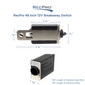 Trailer breakaway switch measurements.