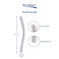 RV Entry Door Assist Handle "S" Style - Bar Only