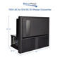 12 volt DC to 110 volt AC power converter with housing measurements.