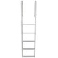 ADL-A5W Aluminum Five Step Dock Pier Ladder