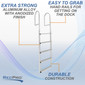 ADL-A5W Aluminum Five Step Dock Pier Ladder