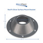 RecFit Surface Mount Recessed Bracket for RV Dinette Table Leg