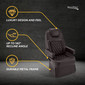 RecPro Nash Driver and Passenger RV Captain's Chair Set in Ultrafabrics® Brisa® Coffee Bean