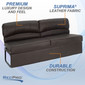 RecPro Charles 68" RV Jackknife Sleeper Sofa with Optional Legs