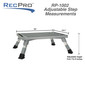 RecPro Aluminum RV Step with Adjustable Height