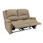 RecPro Charles 58" Double RV Wall Hugger Recliner Sofa in Cloth