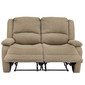 RecPro Charles 58" Double RV Wall Hugger Recliner Sofa in Cloth