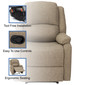 RecPro Charles 30" RV Wall Hugger Recliner RV Zero Wall Chair in Cloth