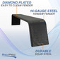 Steel Diamond Plate Tandem Axle Trailer Fenders 10" x 72" x 13"