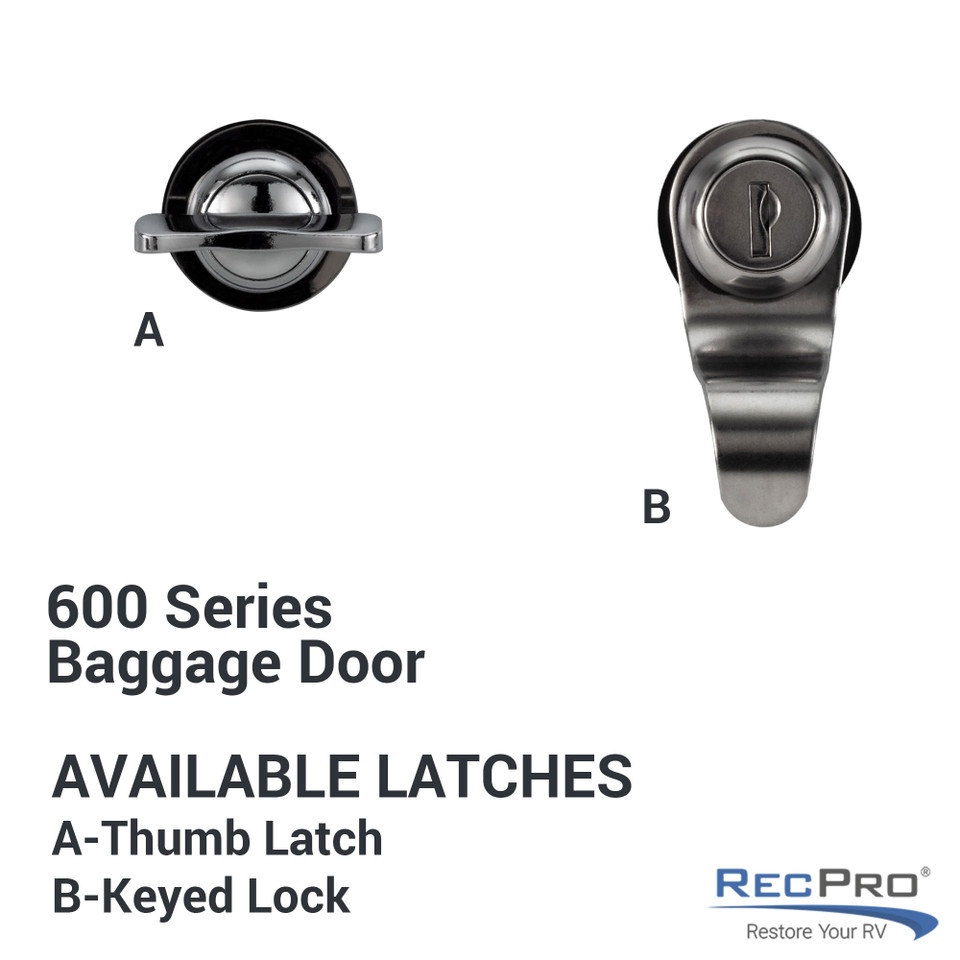 Custom Rounded RV Baggage Door RecPro