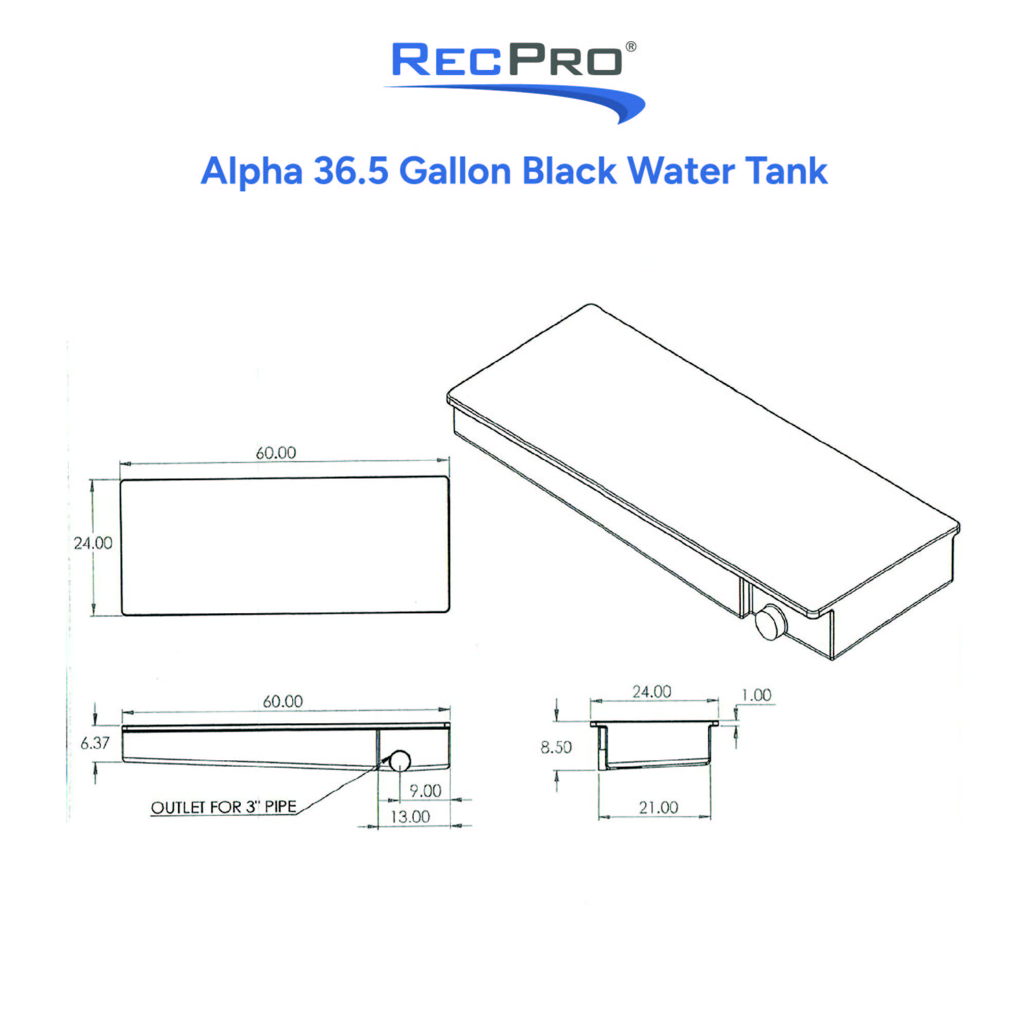 Alpha 36.5 Gallon 24