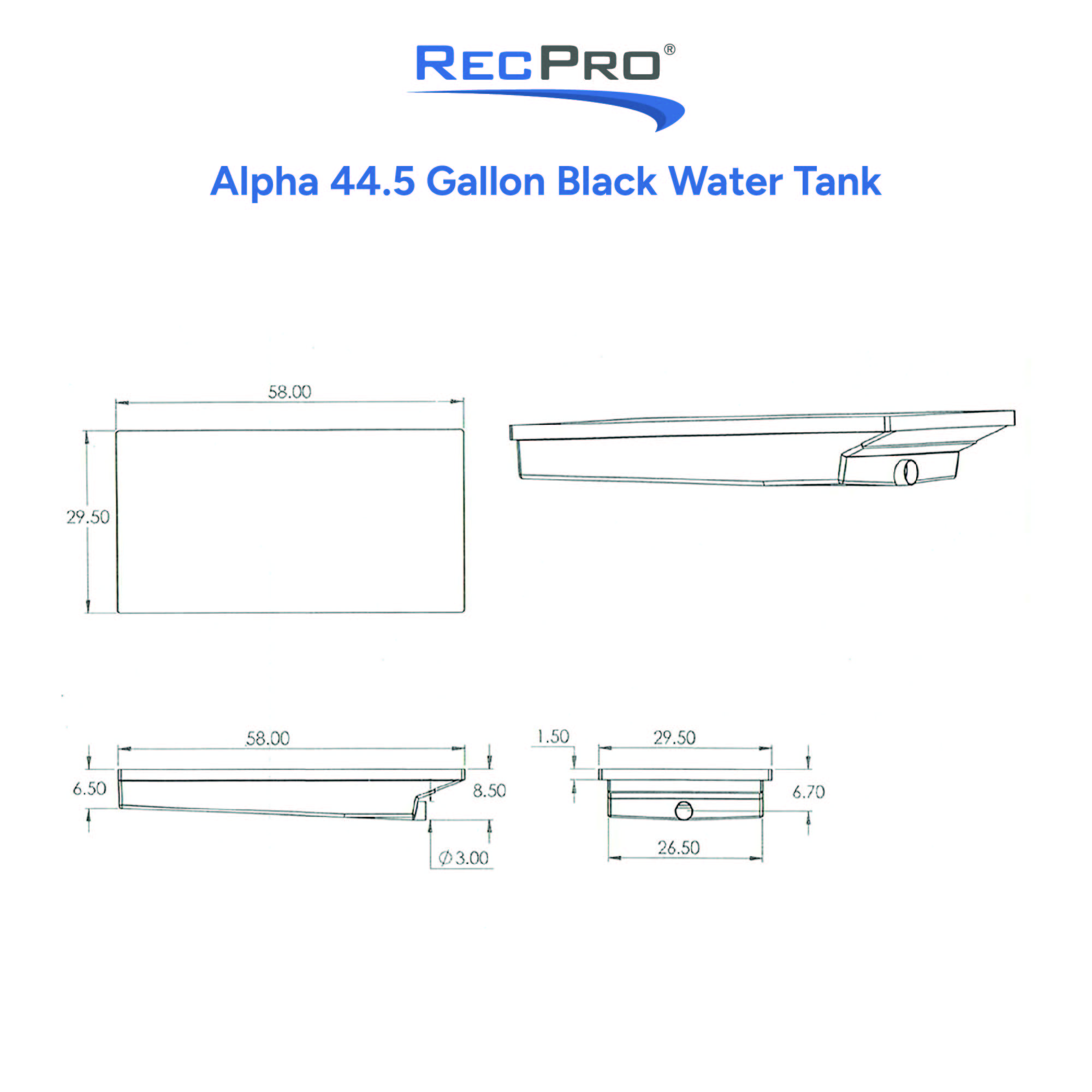 Alpha 44.5 Gallon 29.50