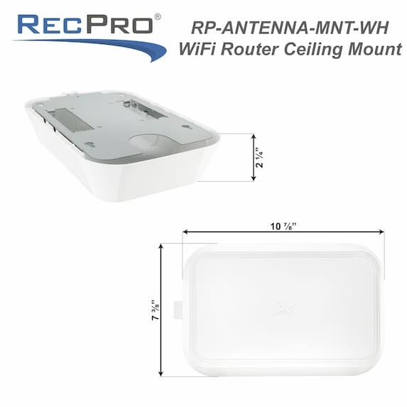 Router Mount Dimensions 7 3/8" W x 10 7/8" H x 2 1/4" D