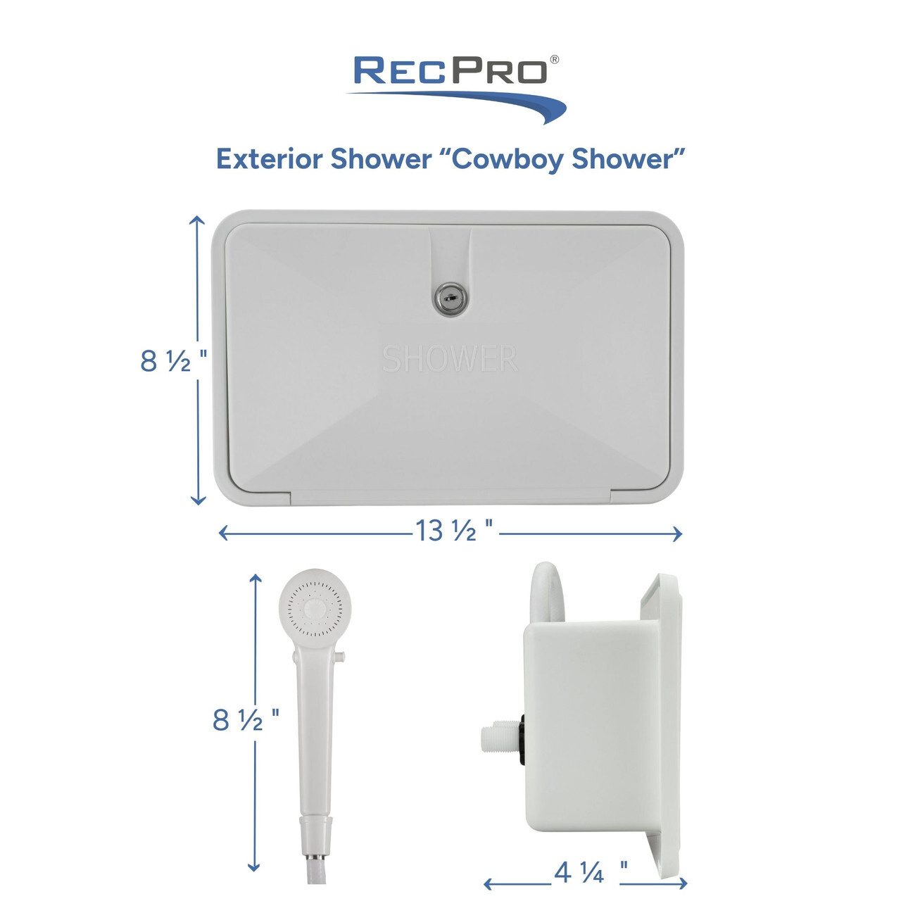 Exterior Shower "Cowboy Shower" Measurements Exterior Shower "Cowboy Shower" Measurements
